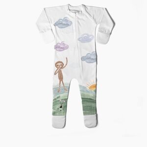 Goumi Kids Alls Long Sleeve Zip Up 3-6 Mnths